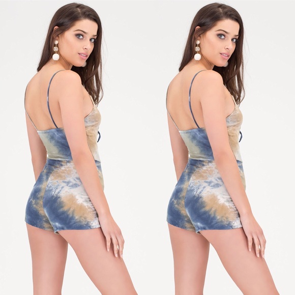 Gibiu Other - Tie Dye Romper Ocean Breeze Boho New